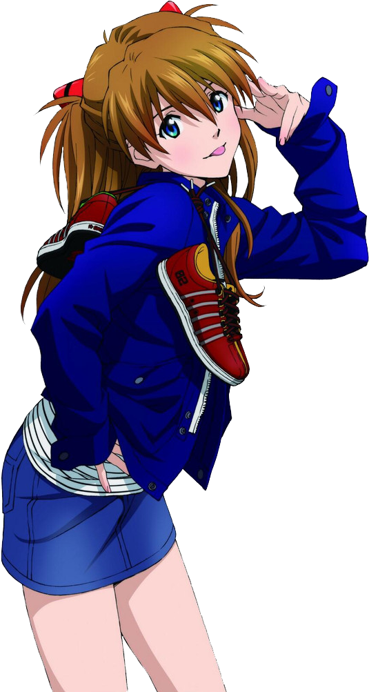 • Myedit Neon Genesis Evangelion Transparent Asuka - Evangelion Fanart Transparent (640x1002), Png Download