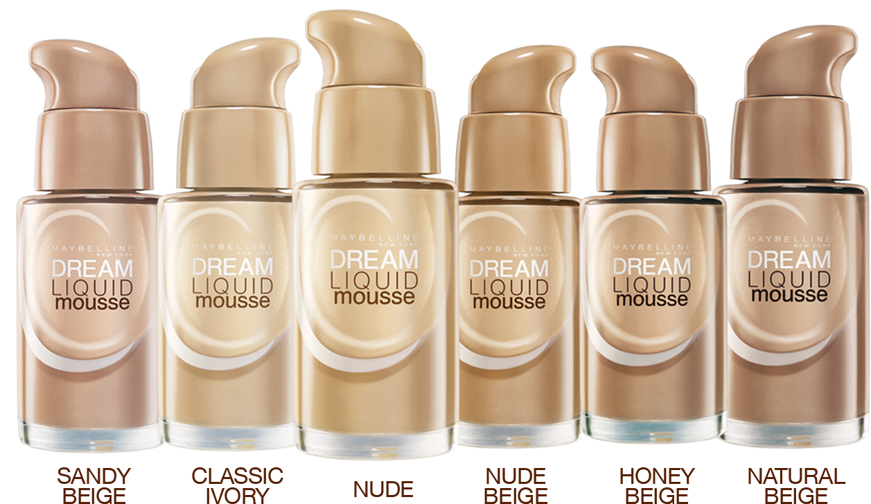 Maybelline Dream Liquid Mousse Foundation Airbrush - Maybelline Airbrush Foundation Shades (1419x757), Png Download