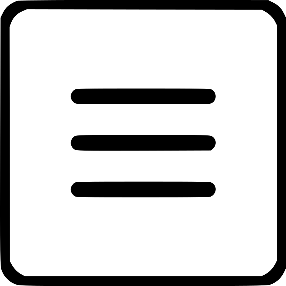 Download Menu Bar List - Menu Bar Icon Png | Transparent PNG Download