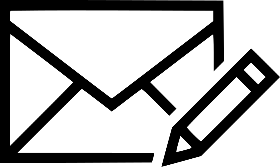 Compose Edit Write Mail Comments - Email Redirect Icon (980x584), Png Download