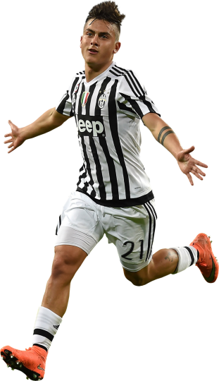 Paulo Dybala Football Render - Football Photo - Paulo Dybala Juventus Fc Serie A 2016 (311x540), Png Download