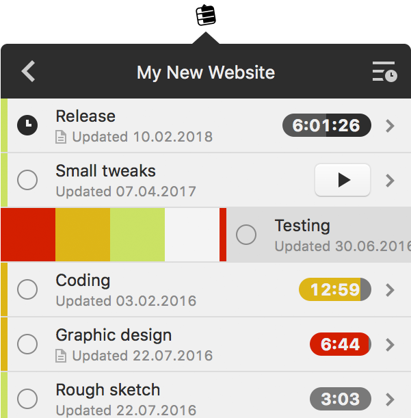 Hr - Best Mac Menubar Time Tracking App (668x610), Png Download