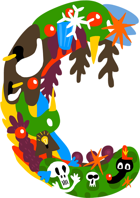 Letter C Png - Fonts (1000x1000), Png Download