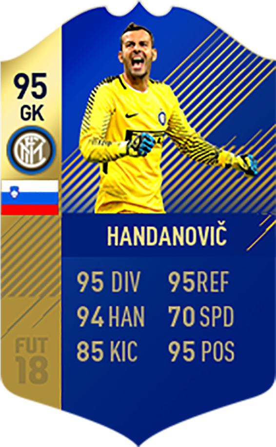 Samir Handanovic - Inter - Dybala Tots Fifa 18 (1920x1080), Png Download