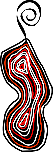 This Free Clipart Png Design Of Abstract Violin - Violin (210x600), Png Download