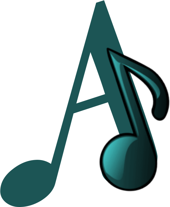 Alfabeto Com Notas Musicais (836x1000), Png Download