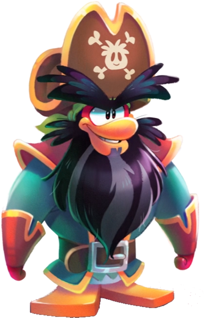 Rockhopper Pose - Club Penguin (672x1048), Png Download