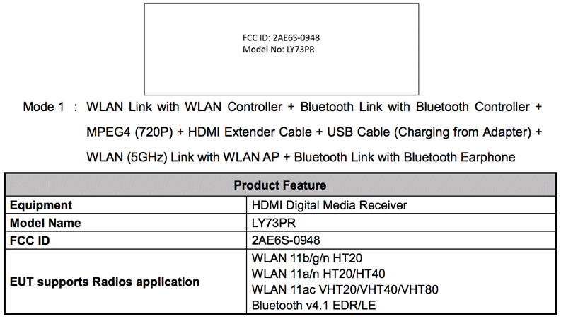 Amazon Fire Tv Stick 2 Fcc Specs - Fire Stick Model Number (800x450), Png Download