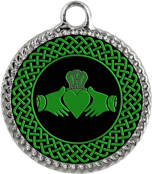 Irish Claddagh Lyric Bracelet ☘️ - Celtic Art (600x600), Png Download