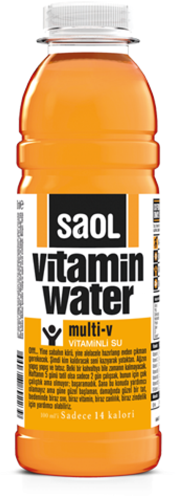 Saol Vitamin Water Multi-v 500 Ml - Saol Vitamin Water Women Fit 500 Ml (592x1691), Png Download
