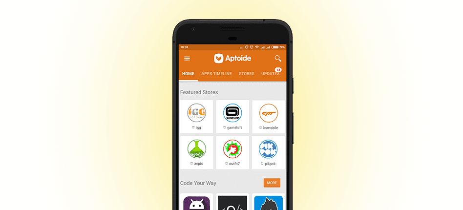 Aptoide Is One Of The Best 3rd Party App Stores For - Aptoide (948x430), Png Download