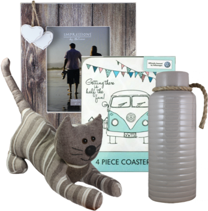 Home Décor - Elgate Vw Campervan Coasters, Set Of 4 (500x500), Png Download