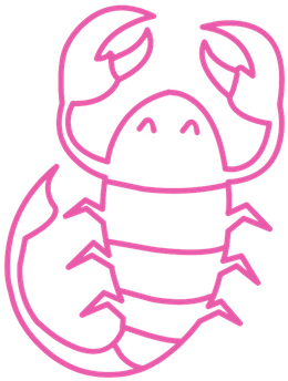 Disegni Facili Scorpione (350x350), Png Download