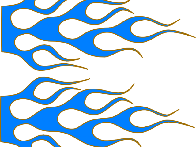 Racing Flames Cliparts - Fiat Stickers (640x480), Png Download