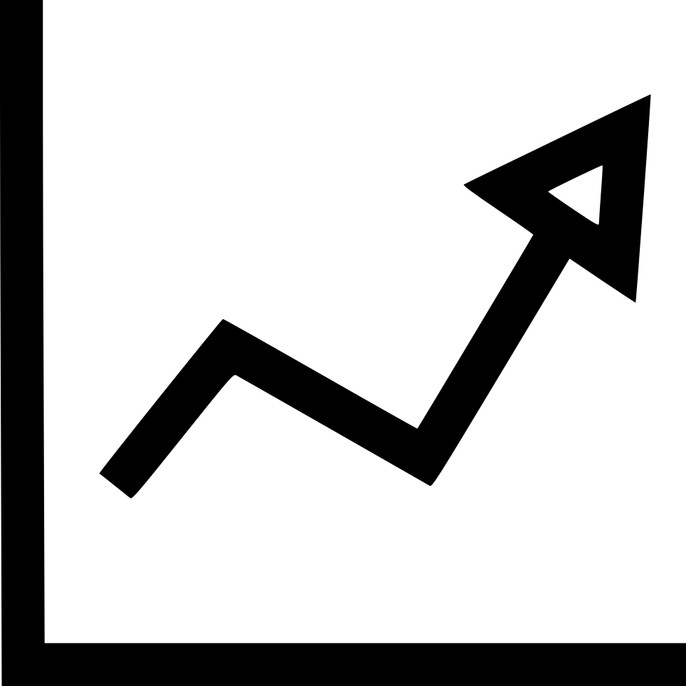 Arrow Graph Up Business Comments - Icon (980x980), Png Download