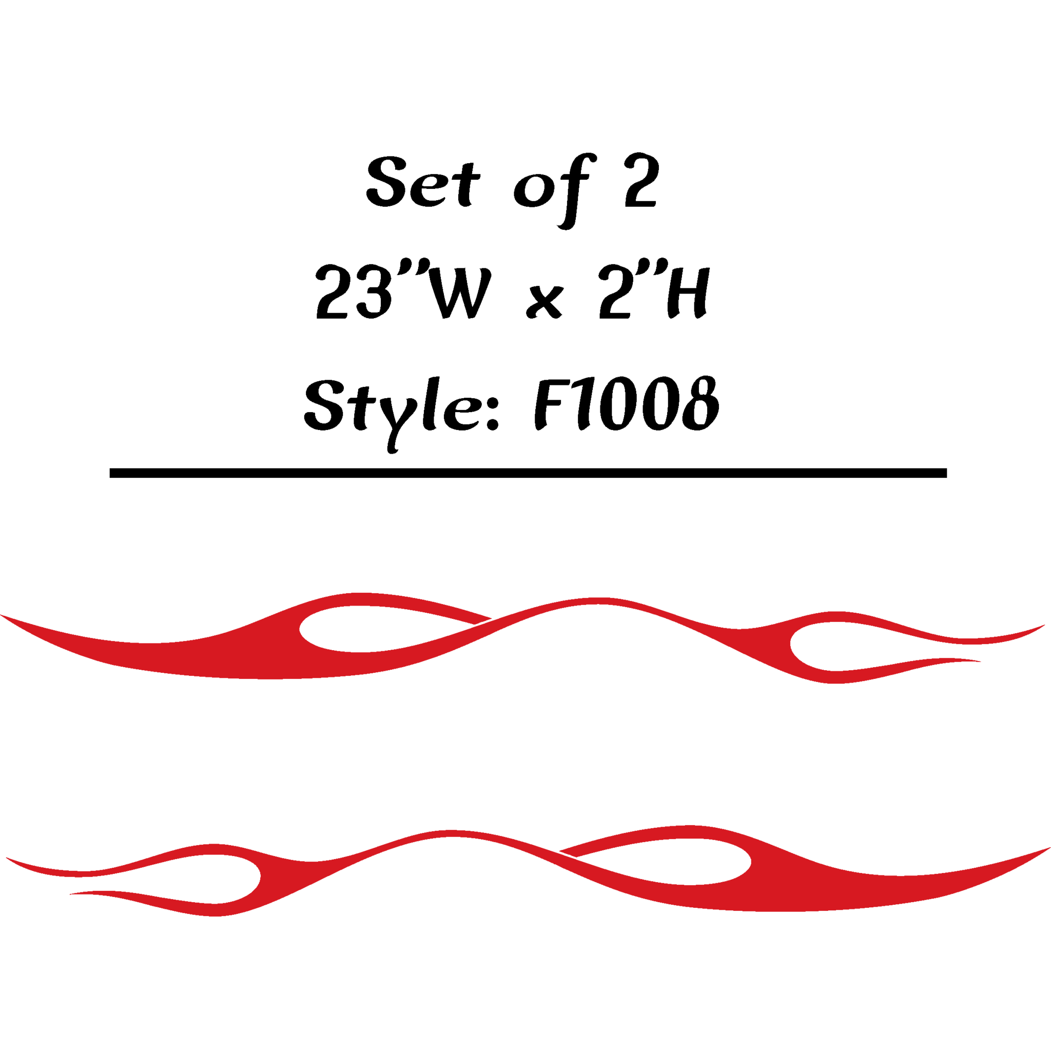 Tribal Flames Vinyl Graphic Decal Sticker - Decal (2048x2048), Png Download