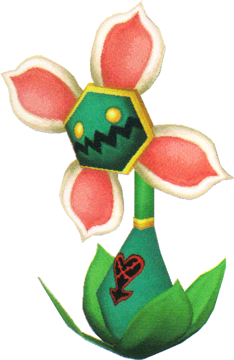 Dire Plant Khd - Kingdom Hearts Heartless Flower (466x718), Png Download