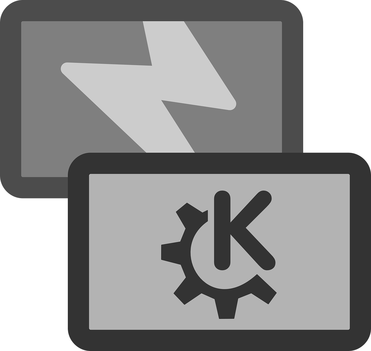 Cards,flashcard,half Gear,letter K,lightning Bolt,free - Letra A Engrenagem (1280x1210), Png Download