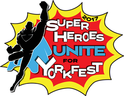 Yorkfest 5k Neon At Nite Run (435x336), Png Download