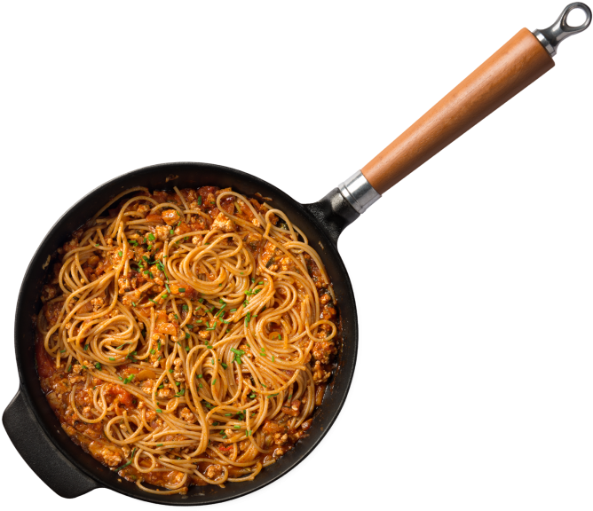 Pasta In Pan - Portable Network Graphics (866x650), Png Download