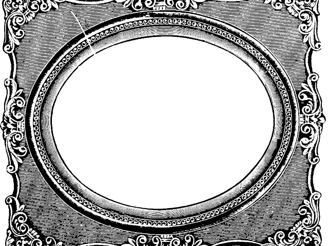 Victorian Frame Cliparts - Picture Frame (640x480), Png Download