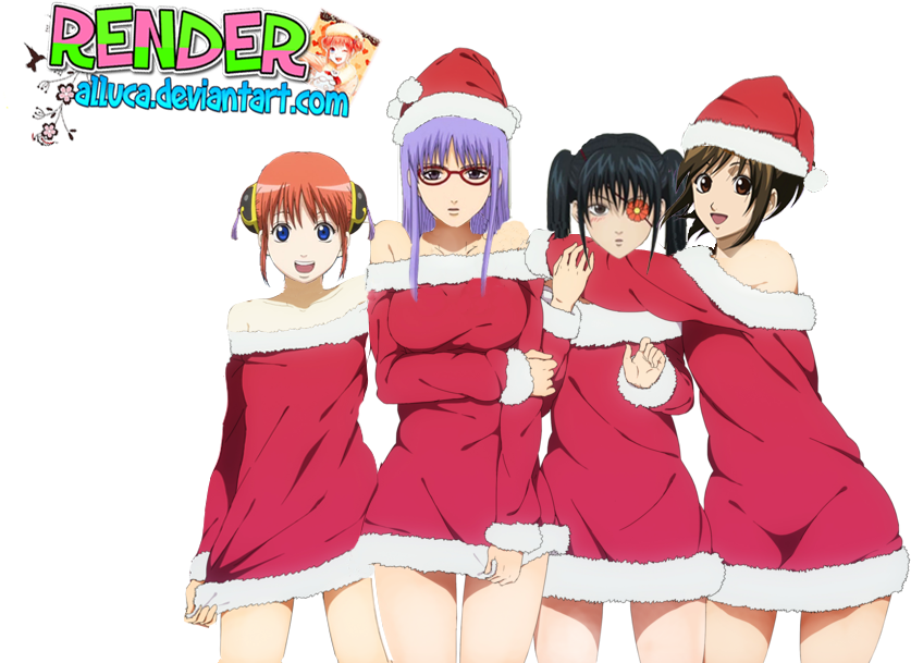 Thelefteris24 Hintergrund Called Gintama Girls - Gintama Girls (845x630), Png Download