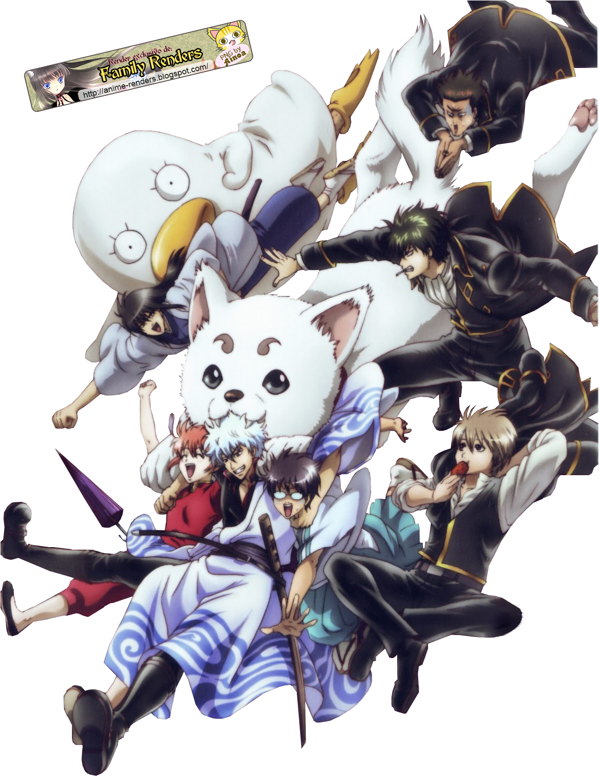 Gintoki Sakata (1198x1566), Png Download