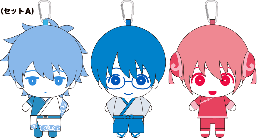 Gintama Jump Festa Showa Note Goods Plush Mascot Set - Jump Festa (875x470), Png Download