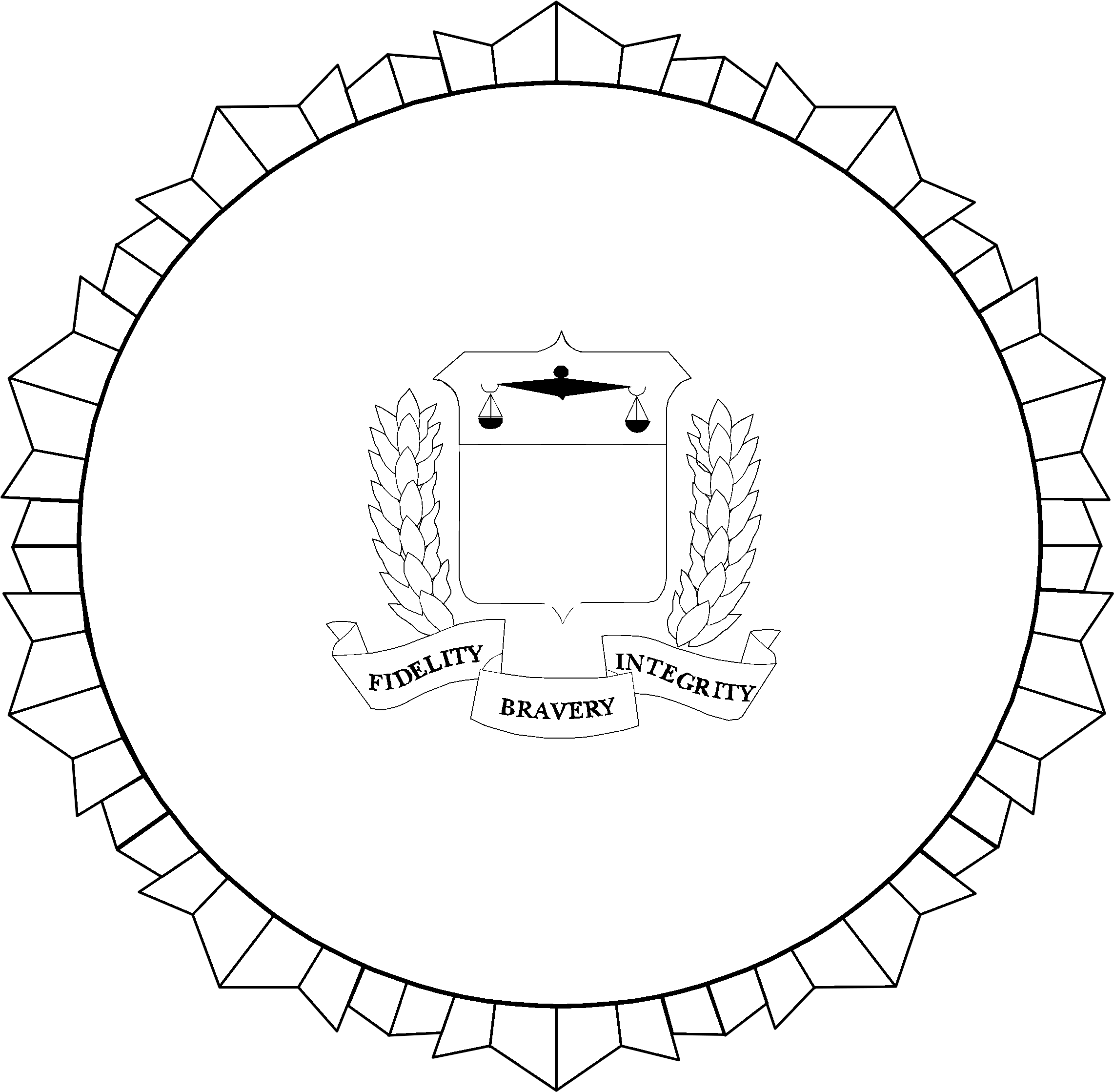Fbi Logo Black And White - Stardew Valley Fruits Sprites (2400x2400), Png Download