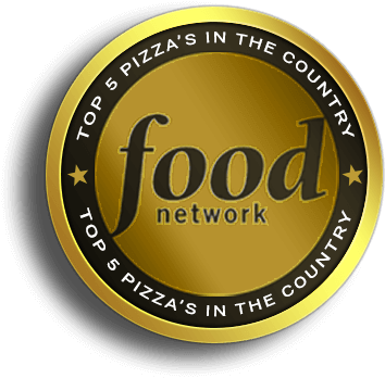 Food Network -pequod's One Of The Top 5 Pizzas In The - Label (380x374), Png Download