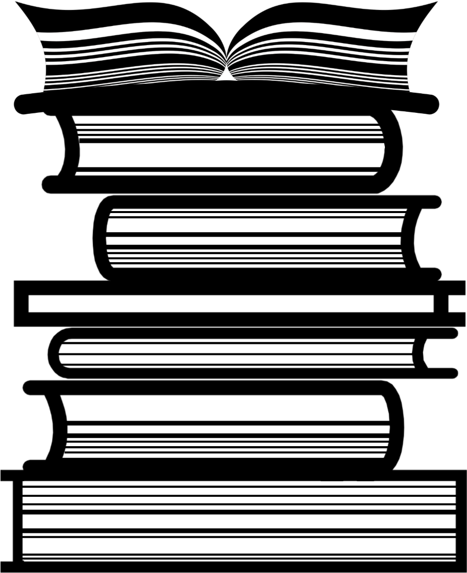 Pile Of Books Png (1118x1169), Png Download
