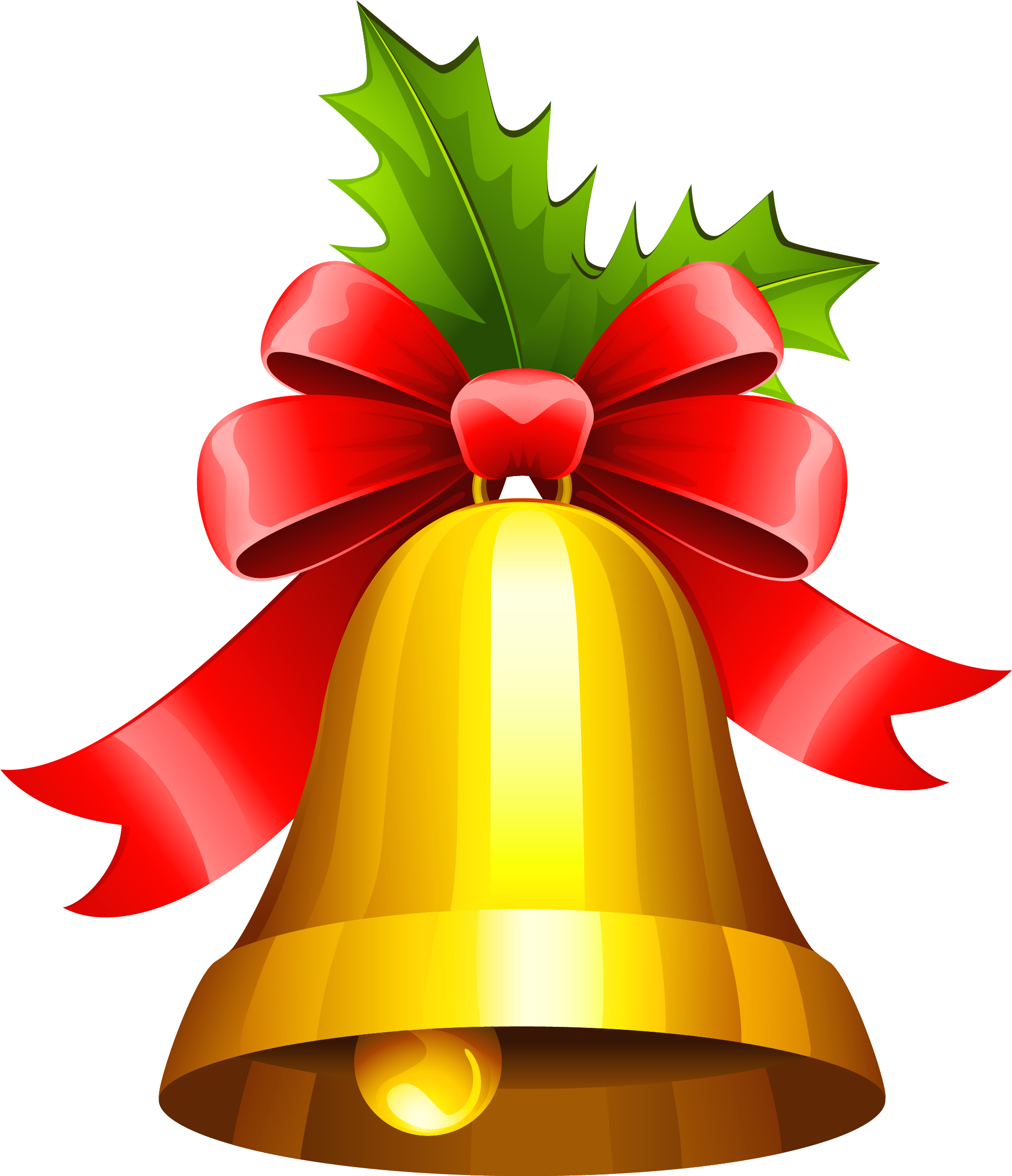 Christmas Bell Clipart (2204x2563), Png Download