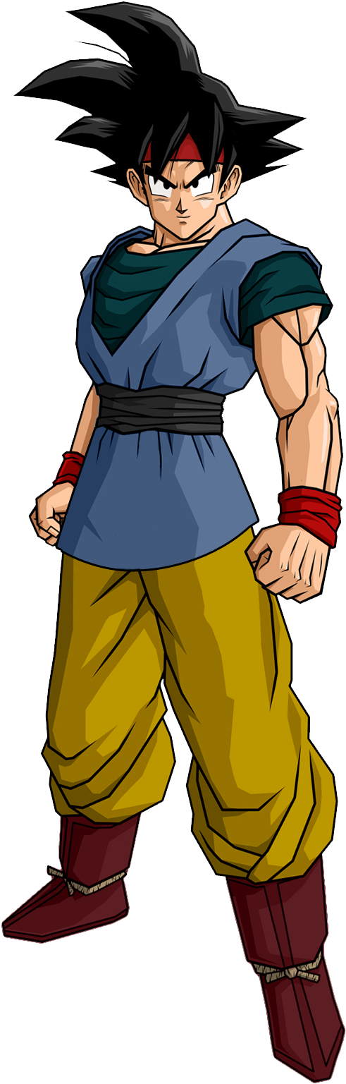 Rigor Post-haircut - Dragon Ball Goku Jr Adult (1200x1600), Png Download