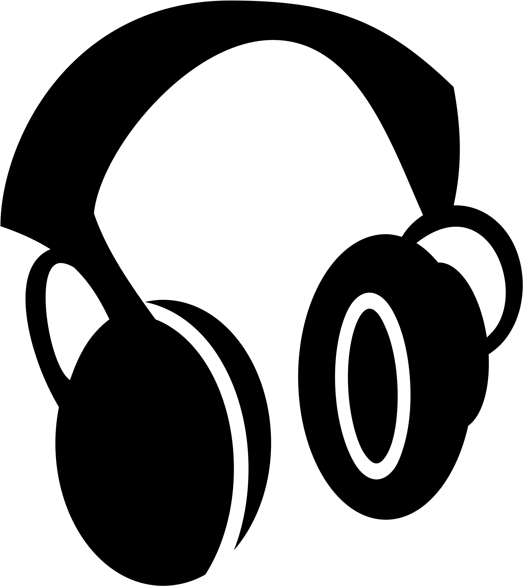 Headphone Vector Music Symbol - Headphone Icon Png (1024x1024), Png Download