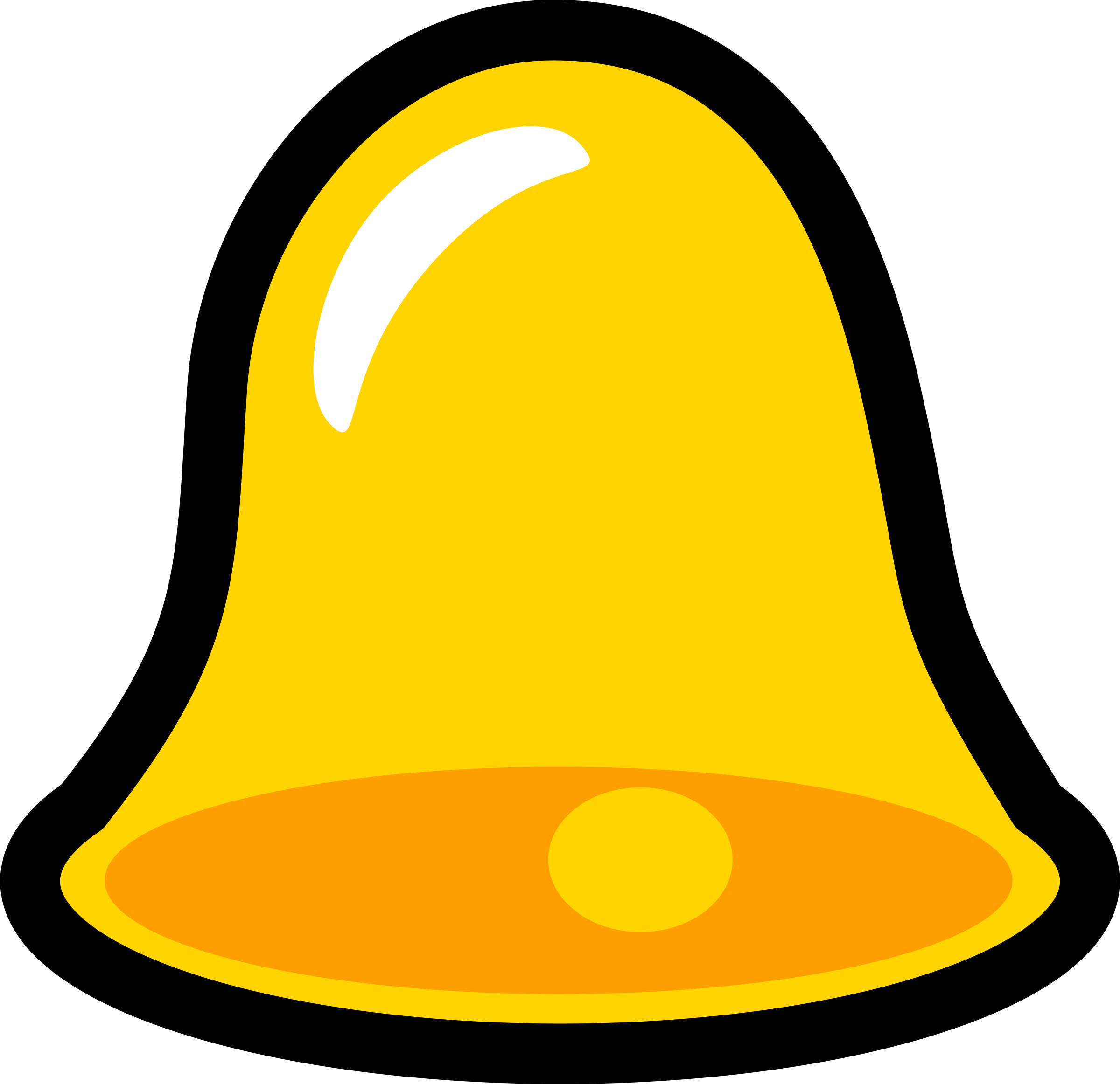 Free Icons Png - Bell Icon .png (2400x2325), Png Download