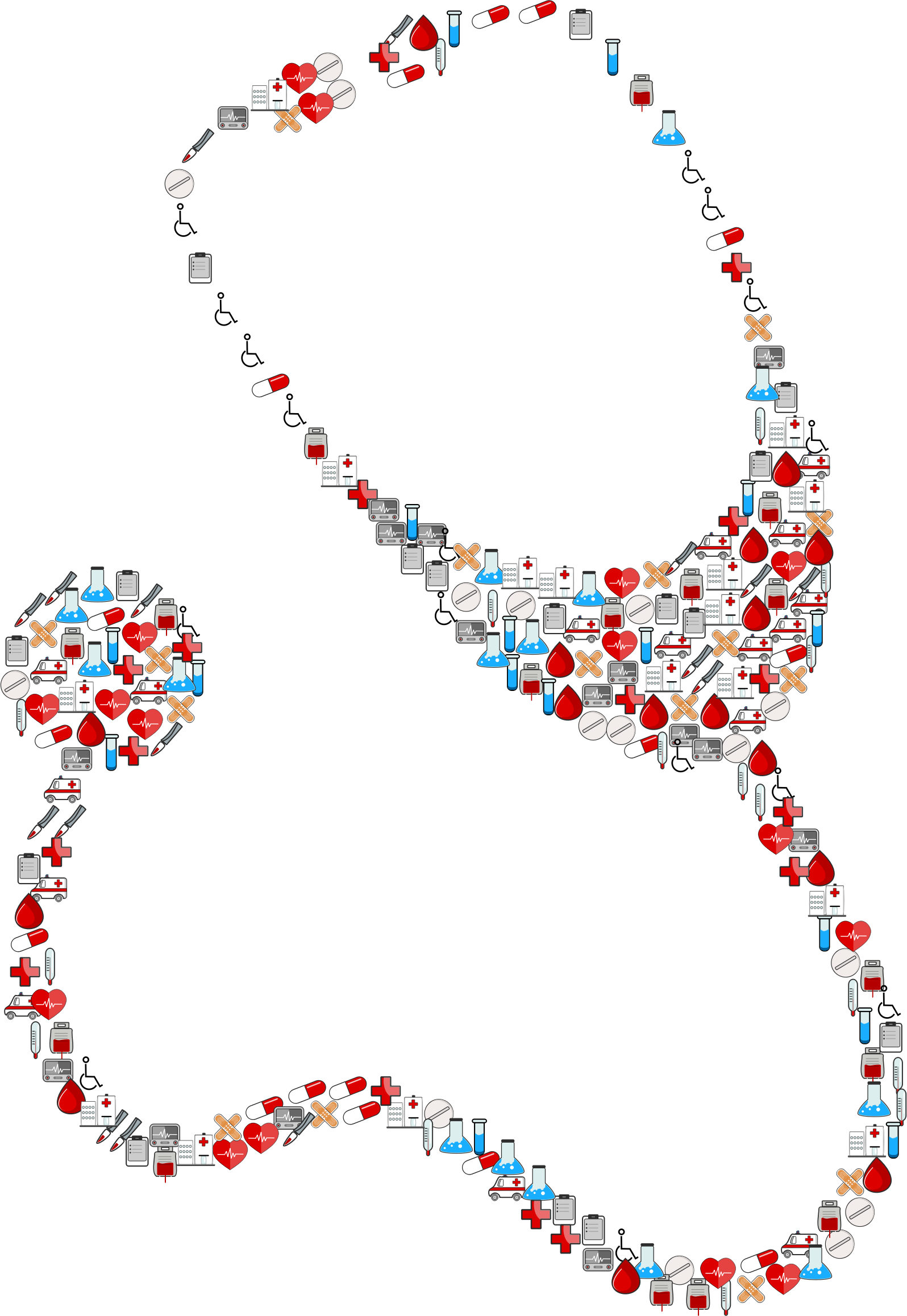 This Free Icons Png Design Of Medical Icons Stethoscope (1596x2316), Png Download