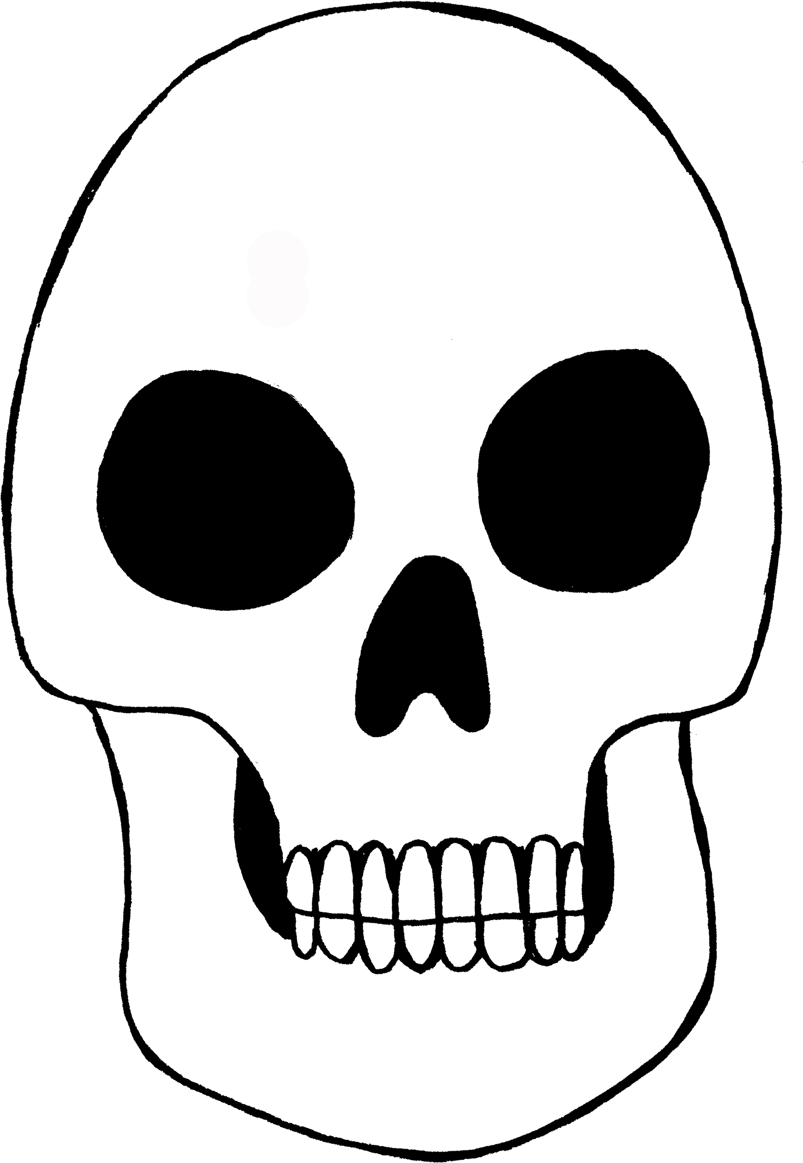 Blank Skull - Calavera (2400x2800), Png Download