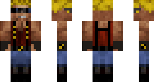 Minecraft Skin Bonzibuddy - Minecraft Yin Yang Boy Skin (600x348), Png Download