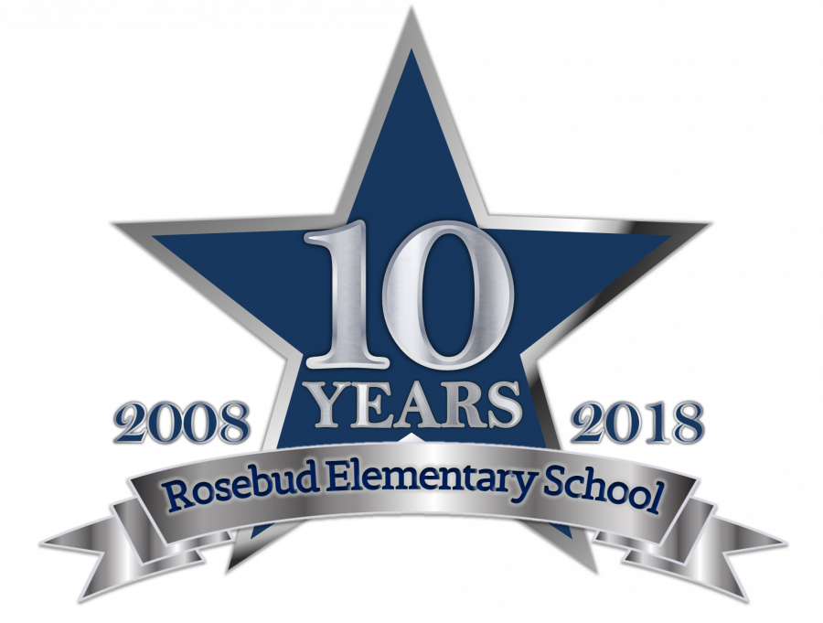 Rosebud's 10 Year Anniversary Celebration - Emblem (900x681), Png Download