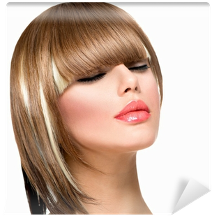 Beautiful Fashion Woman Hairstyle For Short Hair - Long Hair Experts Lo Lites And Dual Process Foils Yelp (400x400), Png Download