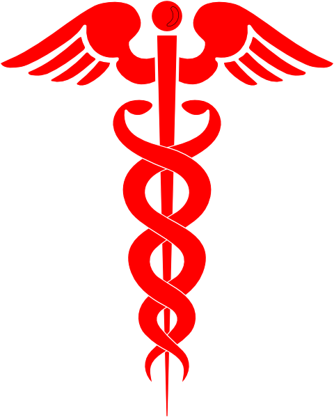 Medical Clip Art - Caduceus Vector (480x599), Png Download