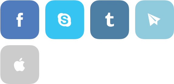 Search - Social Flat Icon Png (592x296), Png Download