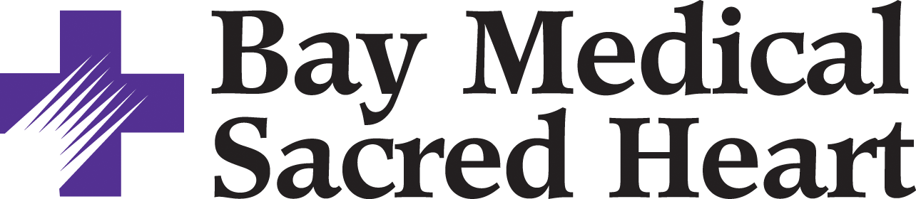 Bay Medical Sacred Heart Logo (1284x280), Png Download