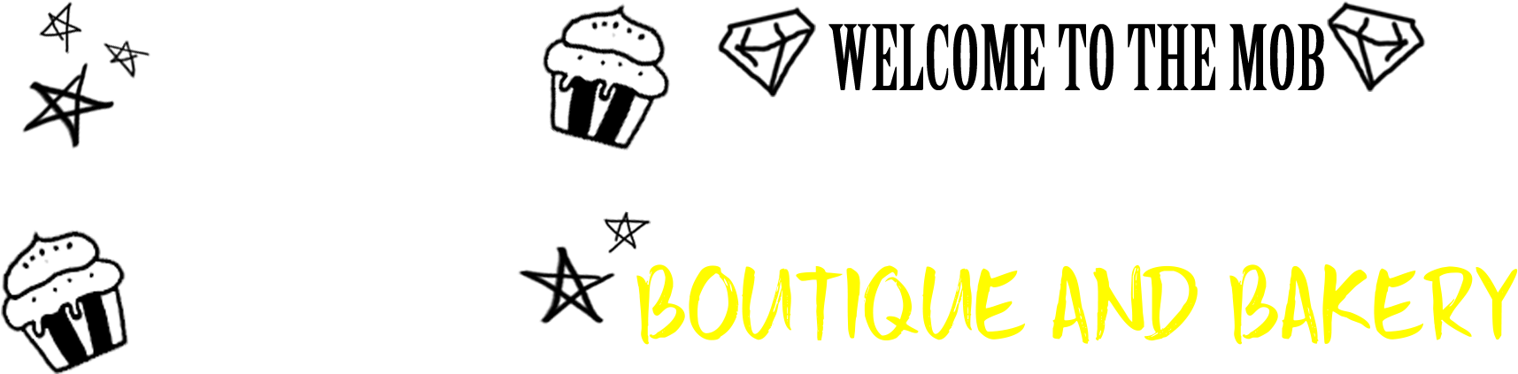 Cupcakemafiaatl - Cupcake Mafia Boutique And Bakery (1734x438), Png Download