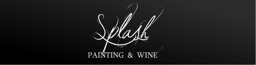 Splash Painting & Wine - Calligraphy (894x227), Png Download