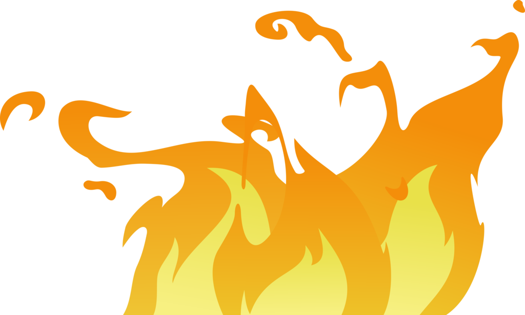 More Like Vector Trixie's Flag By Kyss - Fire Flame Vector Png (1024x615), Png Download