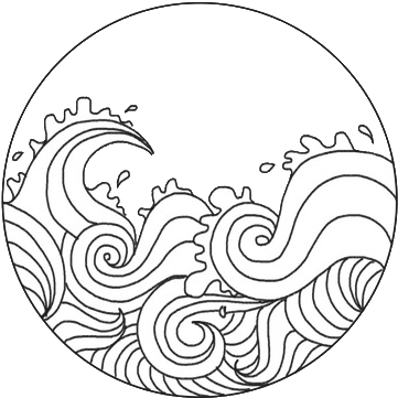 Cute Transparent Quotes Tumblr - Waves Drawing (500x500), Png Download