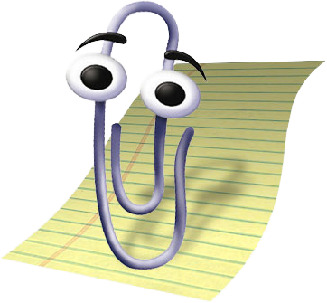 They Decided To Lift A Page From 90s-era Microsoft - Clippy Office Assistant (362x335), Png Download