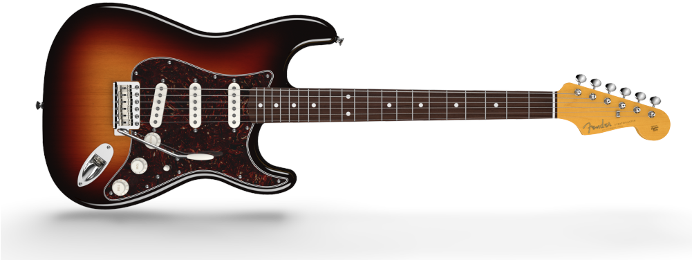 John Mayer Stratocaster - Fender John Mayer Signature (1000x412), Png Download