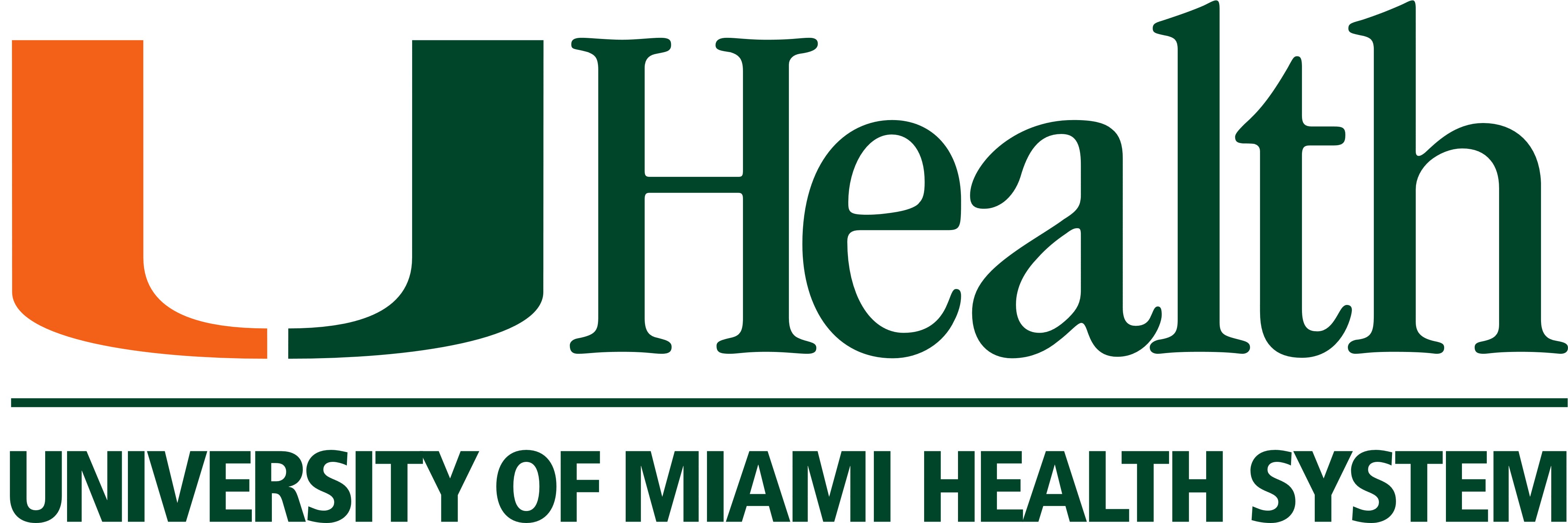 1500x861px - U Miami Health Logo (4350x1496), Png Download